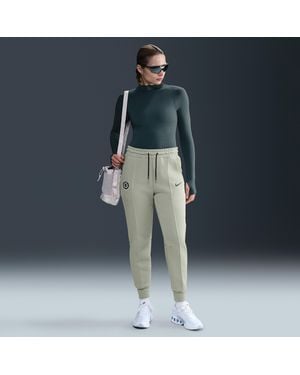 Nike Pantalon De Jogging Taille Mi-Haute En Fleece Football Chelsea Fc Tech Pour Femme - Bleu