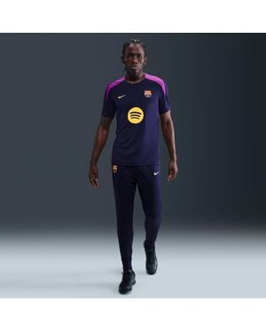 Nike Fc Barcelona Strike Dri-Fit Soccer Knit Track Pants - Blue