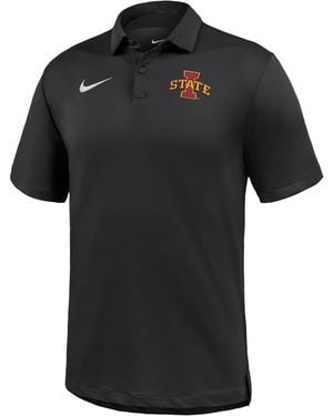 Nike Iowa State Cyclones Tour Dri-Fit College Polo - Black