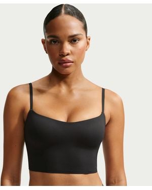 Nike Skims Matte Cami Longline Bra - Black