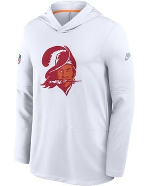 Nike Tampa Bay Buccaneers Alt Dri-Fit Nfl Long-Sleeve Hooded Top - White