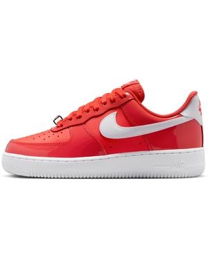 Nike Air Force 1 '07 Shoes - Red