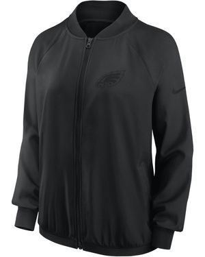 Nike Philadelphia Eagles Dri-Fit Nfl Full-Zip Jacket - Black