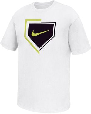 Nike Swoosh Max90 Baseball T-Shirt - White