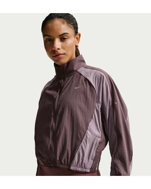 Nike Swift Repel Uv Protection Running Jacket - Purple