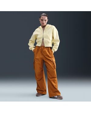Nike Sportswear Mid-Rise Oversized Woven Cargo Pants - Blue