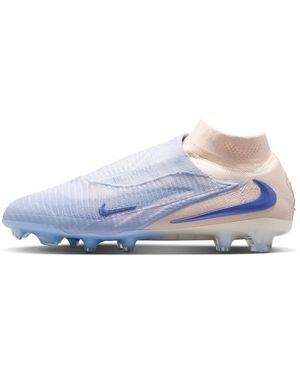Nike Phantom 6 High Elite Lv8 Firm-Ground Soccer Cleats - Blue