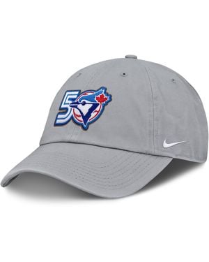 Nike Toronto Jays 50Th Season Club Mlb Adjustable Hat - Gray