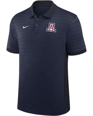 Nike Arizona Sideline Victory Stripe Dri-Fit College Polo - Blue