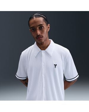 Nike Kobe Pleated Short-Sleeve Basketball Top - Blue