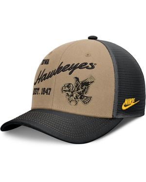 Nike Iowa Legacy Rise Dri-Fit College Trucker Adjustable Hat - Brown