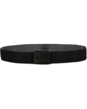 Nike Reversible Textured Stretch Web Belt - Black