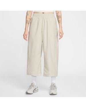Nike Sportswear Oversized Mid-Rise Woven Pants - Natural