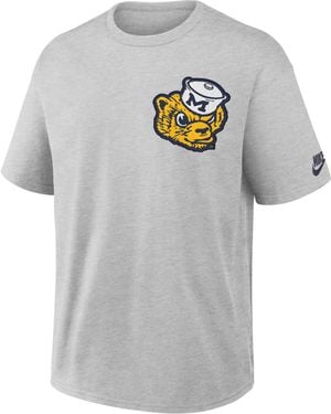 Nike Michigan Legacy Max90 College T-Shirt - Gray