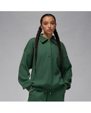 Nike Flight Long-Sleeve Waffle Top - Green