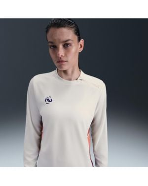 Nike United Academy Dri-Fit Soccer Crew-Neck Top - Blue