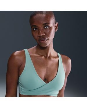 Nike One Light-Support Padded Sports Bra - Blue