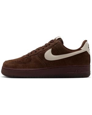 Nike Air Force 1 '07 Suede Shoes - Brown