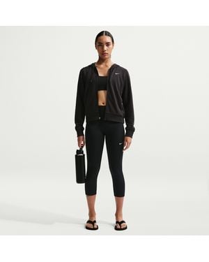Nike One High-Waisted Crop Leggings - Blue