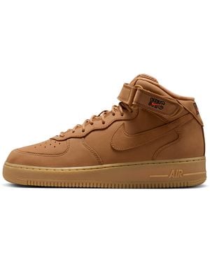 Nike Air Force 1 Mid '0 Premium Shoes - Brown