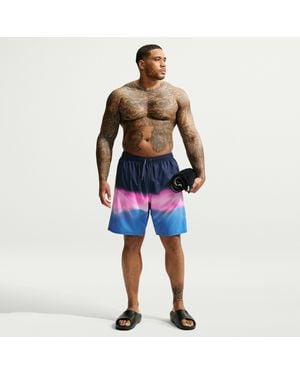 Nike Swim Breaker 9" Brief-Lined Volley Short (Big & Tall) - Blue