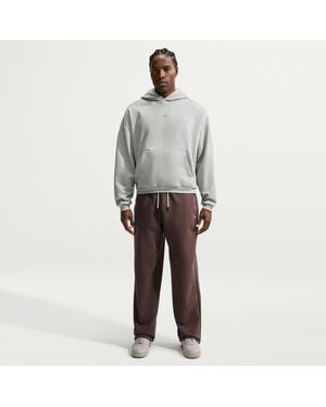 Nike Standard Issue Therma-Fit Brushed Open-Hem Basketball Pants - Gray
