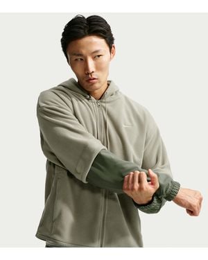 Nike Therma-Fit Full-Zip Fleece Hoodie - Green
