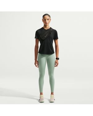Nike Swift High-Waisted 7/8 Running Leggings With Pockets - Blue