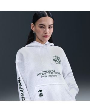 Nike Sportswear Phoenix Fleece Oversized Pullover Hoodie - Blue