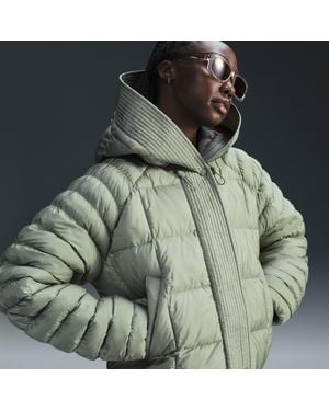 Nike ' Sportswear Swoosh Puffer Primaloft Therma-Fit Oversized Hooded Jacket - Green