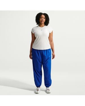 Nike Sportswear Mid-Rise Uv Jogger Pants (Plus Size) - Blue