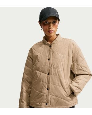 Nike Sportswear Therma-Fit Quilted Barn Jacket - Brown