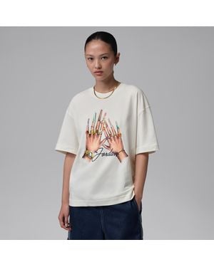 Nike Graphic Girlfriend T-Shirt - Gray
