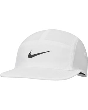 Nike Dri-fit Fly Unstructured Swoosh Cap - White