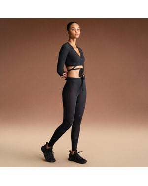 Nike 'Sskims Weightless Layers High-Waisted V-Panel Leggings - Blue
