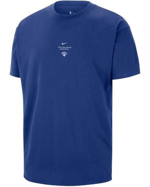 Nike New York Knicks Club Practice T-Shirt - Blue