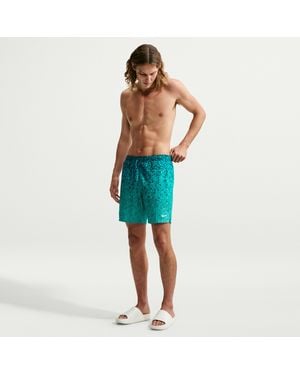 Nike Swim Breaker 7" Brief-Lined Volley Short - Blue