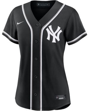 Nike New York Yankees Mlb Replica Fashion Jersey - Black