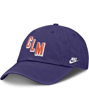 Nike Clemson Natural Club College Adjustable Hat - Blue