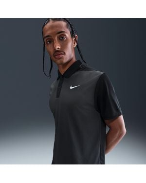 Nike Victory+ Dri-Fit Golf Polo - Blue