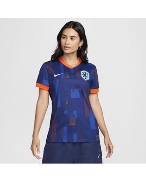 Nike Netherlands ( Team) 2024/25 Stadium Away Dri-fit Football Replica Shirt Polyester 50% Recycled Polyester - Blue