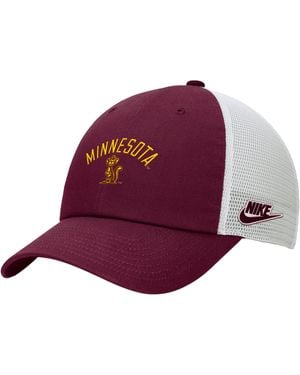 Nike College (Minnesota) Unstructured Trucker Cap - Purple