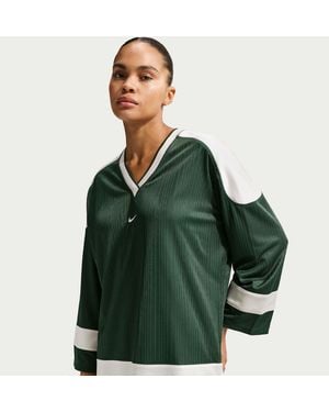 Nike Sportswear Oversized Jersey Tunic - Green