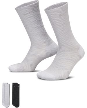 Nike Everyday Cushioned Crew Socks (2 Pairs) - Metallic