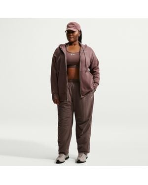 Nike Sportswear Oversized High-Waisted Woven Pants (Plus Size) - Brown