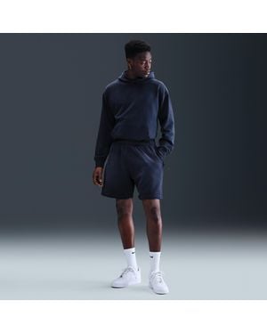 Nike Solo Swoosh French Terry Shorts - Blue