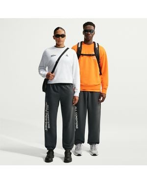 Nike Acg "Tuff Fleece" Dri-Fit Pants - Gray