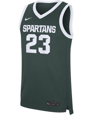 Nike Michigan State Replica College Basketball Jersey - Green