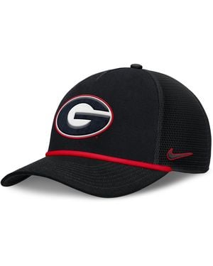 Nike Georgia Primetime Rise College Trucker Adjustable Hat - Black