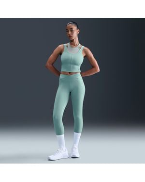 Nike One High-Waisted 7/8 Leggings - Blue